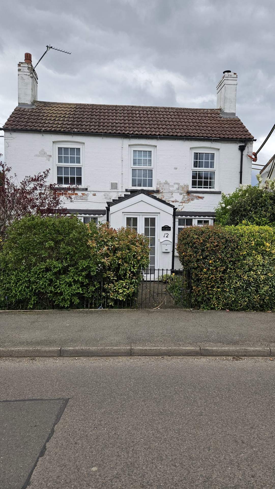 House painted white